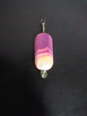 Semi Precious Agate, with gun metal wire